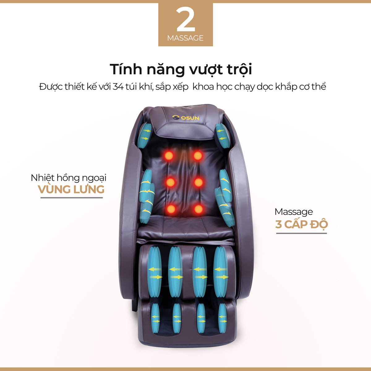 Ghế Massage Cao Cấp Osun SK 36